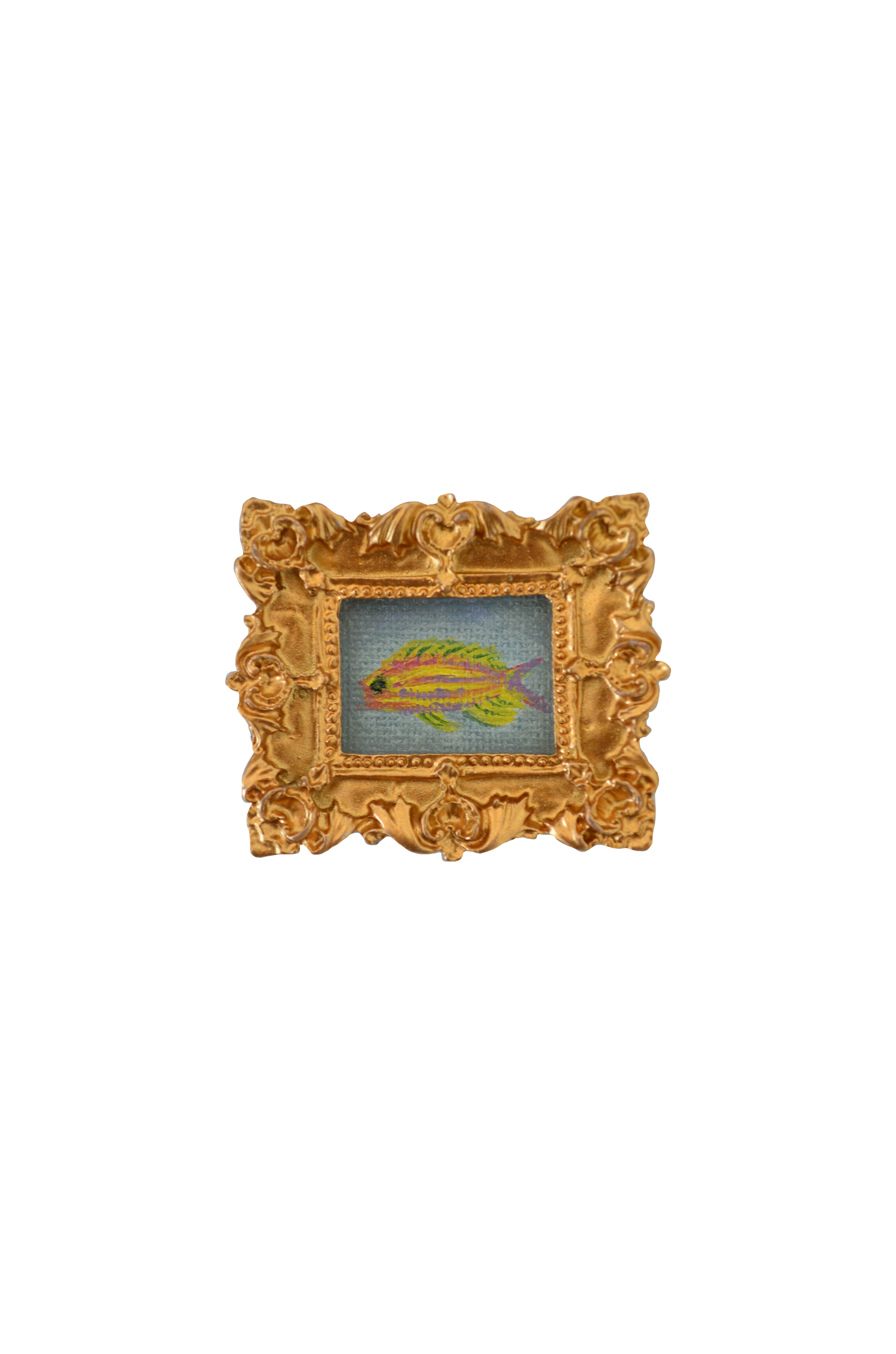 Pink and Yellow Fishy Magnet