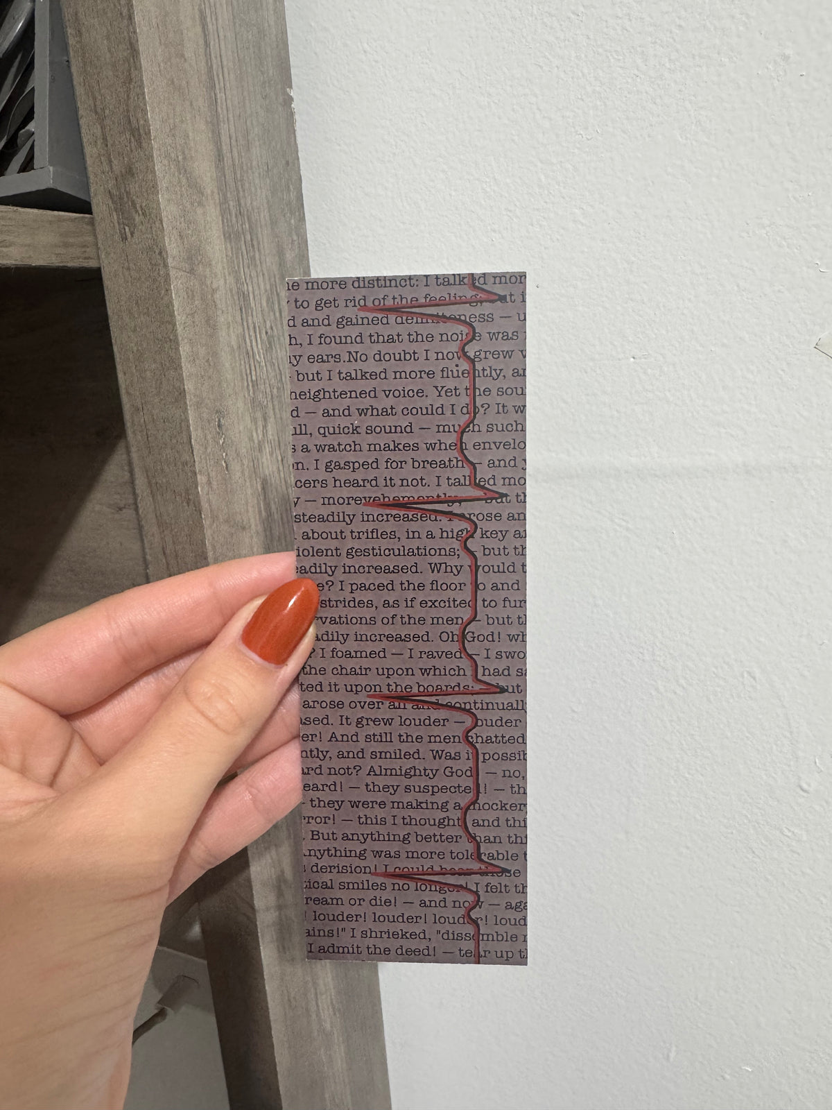 Edgar Allan Poe Inspired Bookmark