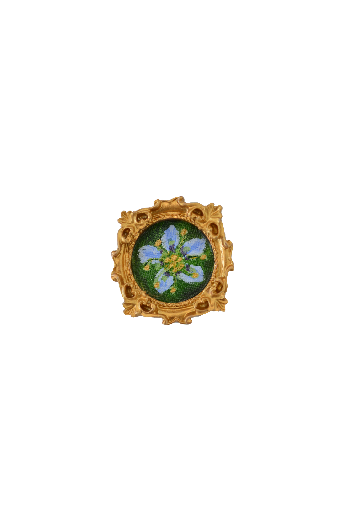 Blue Flower Magnet