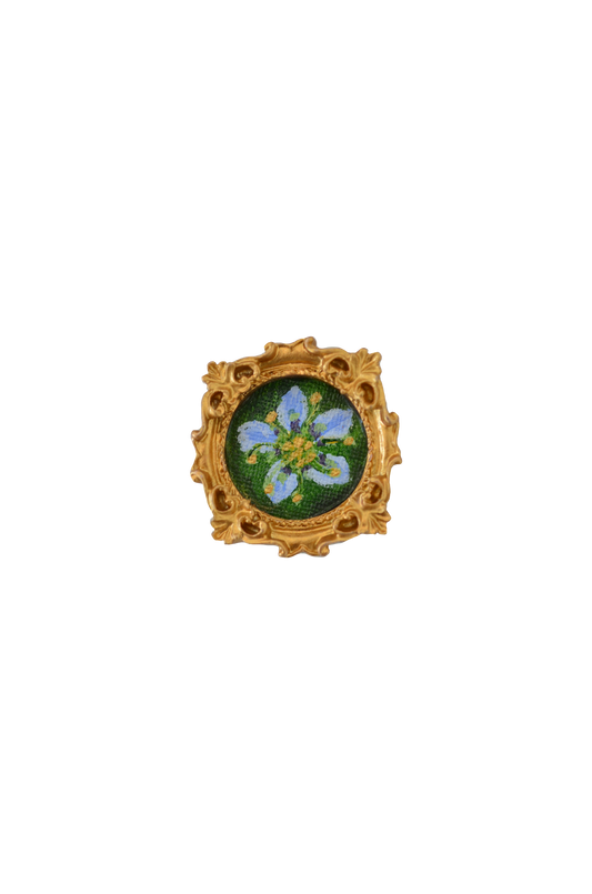 Blue Flower Magnet