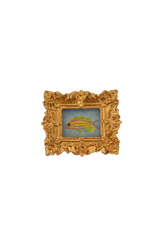 Pink and Yellow Fishy Magnet
