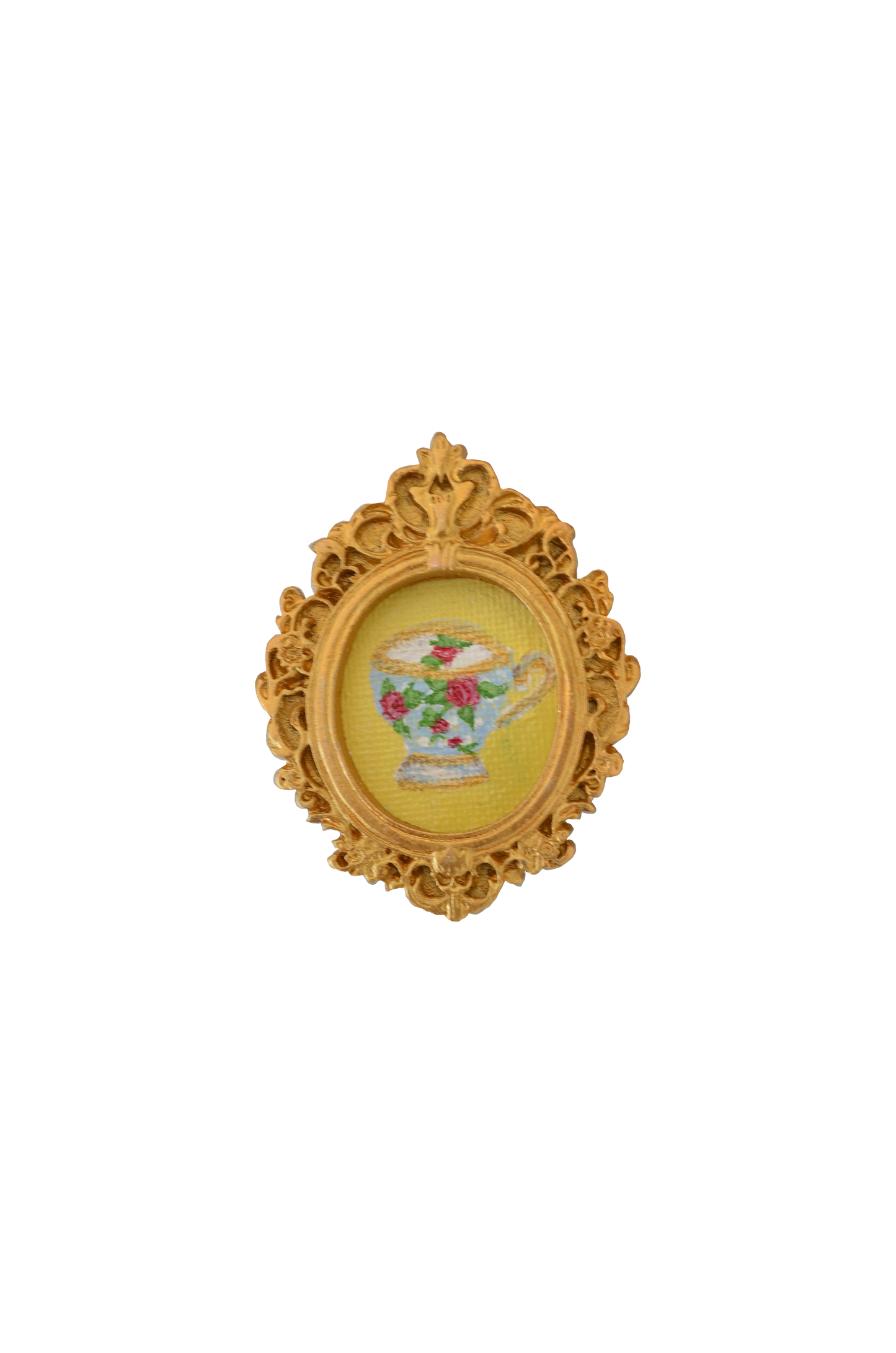 Red teacup magnet