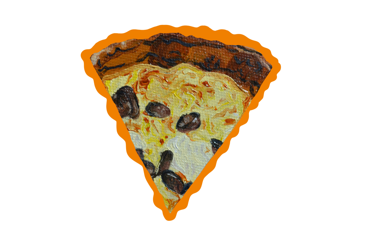 Mushroom Pizza Sticker