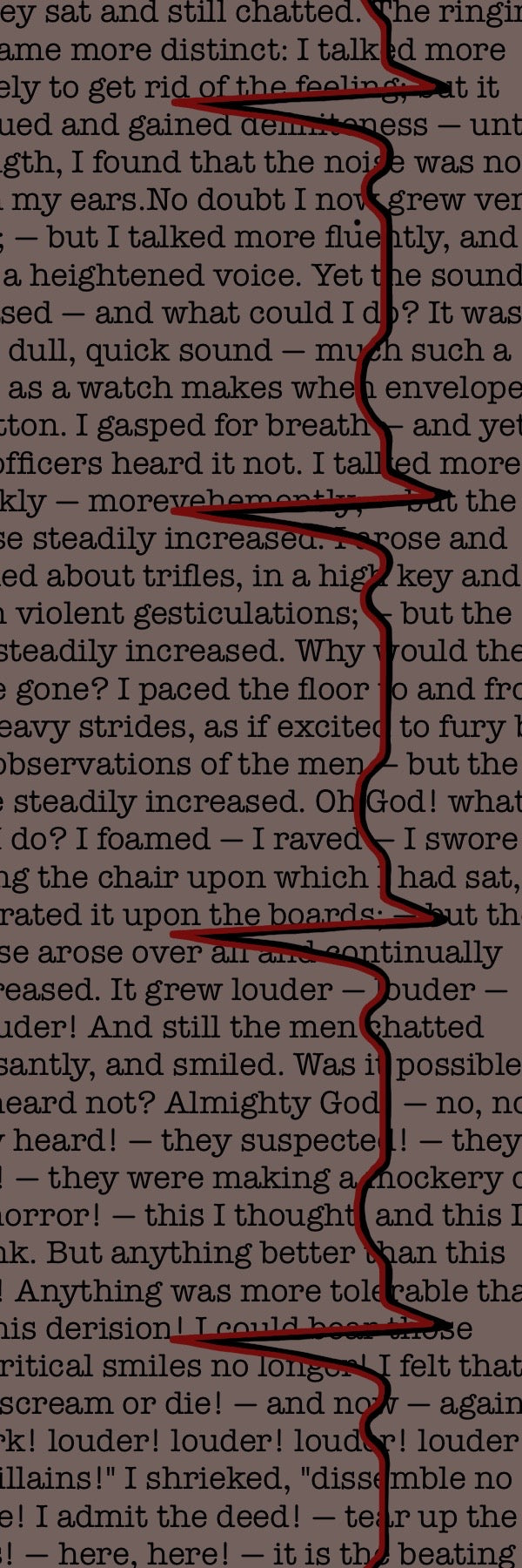 Edgar Allan Poe Inspired Bookmark