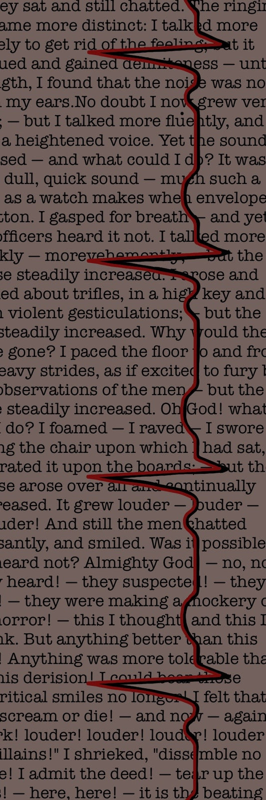 Edgar Allan Poe Inspired Bookmark