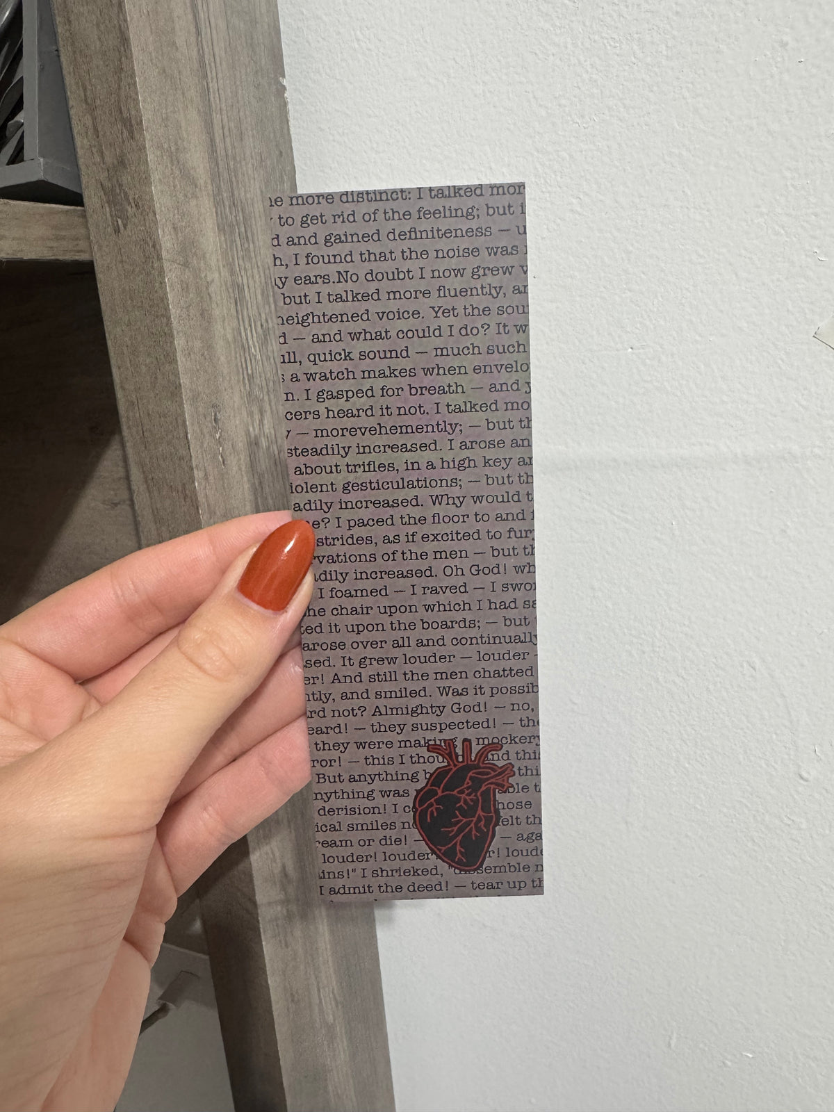 Edgar Allan Poe Inspired Bookmark